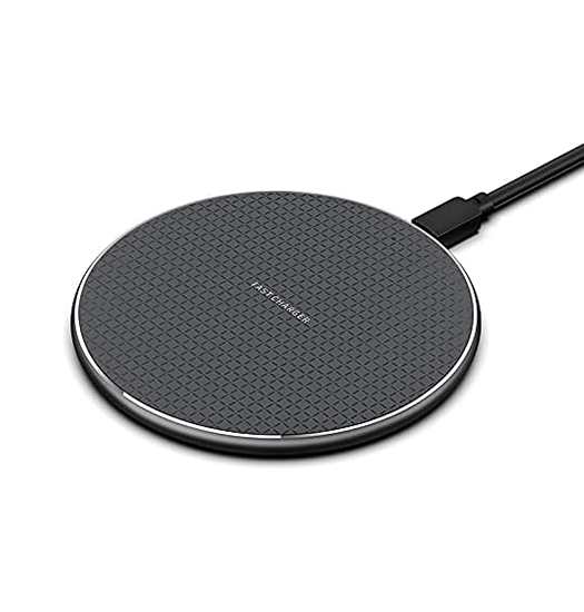 Universal Qi trådløs oplader i sort til 10W opladning