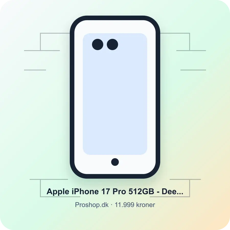 Apple iPhone 17 Pro 512GB - Deep Blue hos Proshop.dk