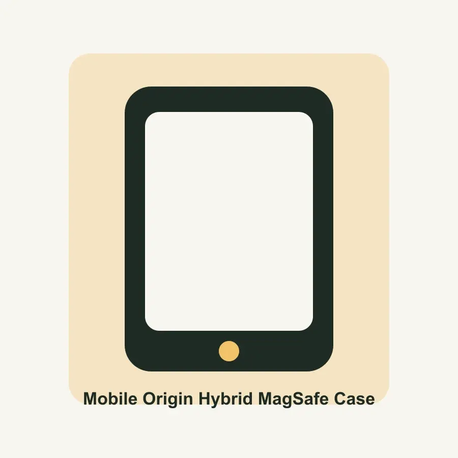 Mobile Origin Hybrid MagSafe Case - clear - iPhone 17 hos Proshop.dk