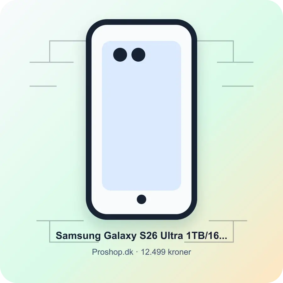 Samsung Galaxy S26 Ultra 1TB/16GB - Black hos Proshop.dk