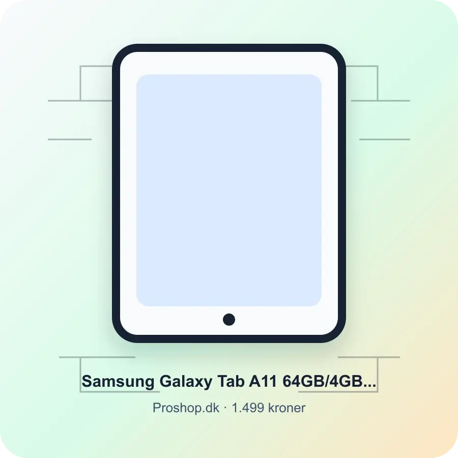 Samsung Galaxy Tab A11 64GB/4GB - Grey hos Proshop.dk