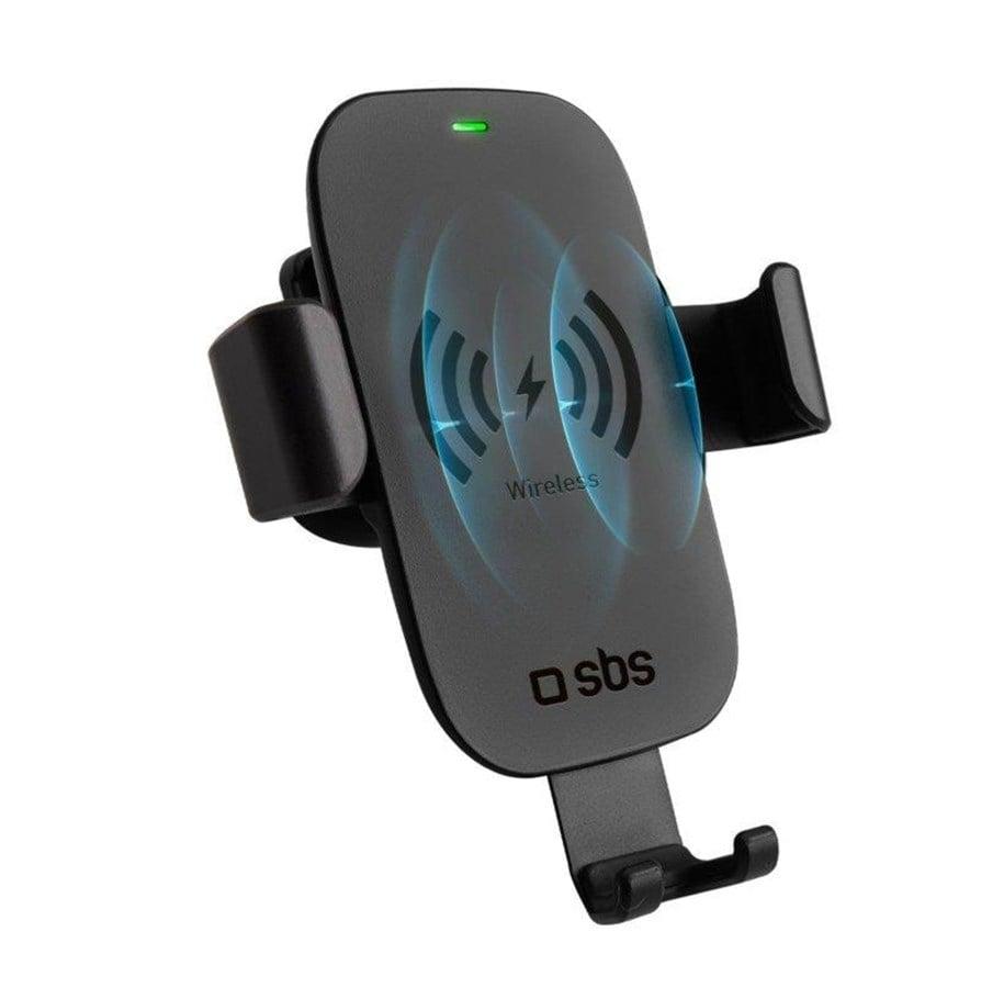 SBS mobilholder til bil med trådløs opladning uden magnet hos Proshop.dk