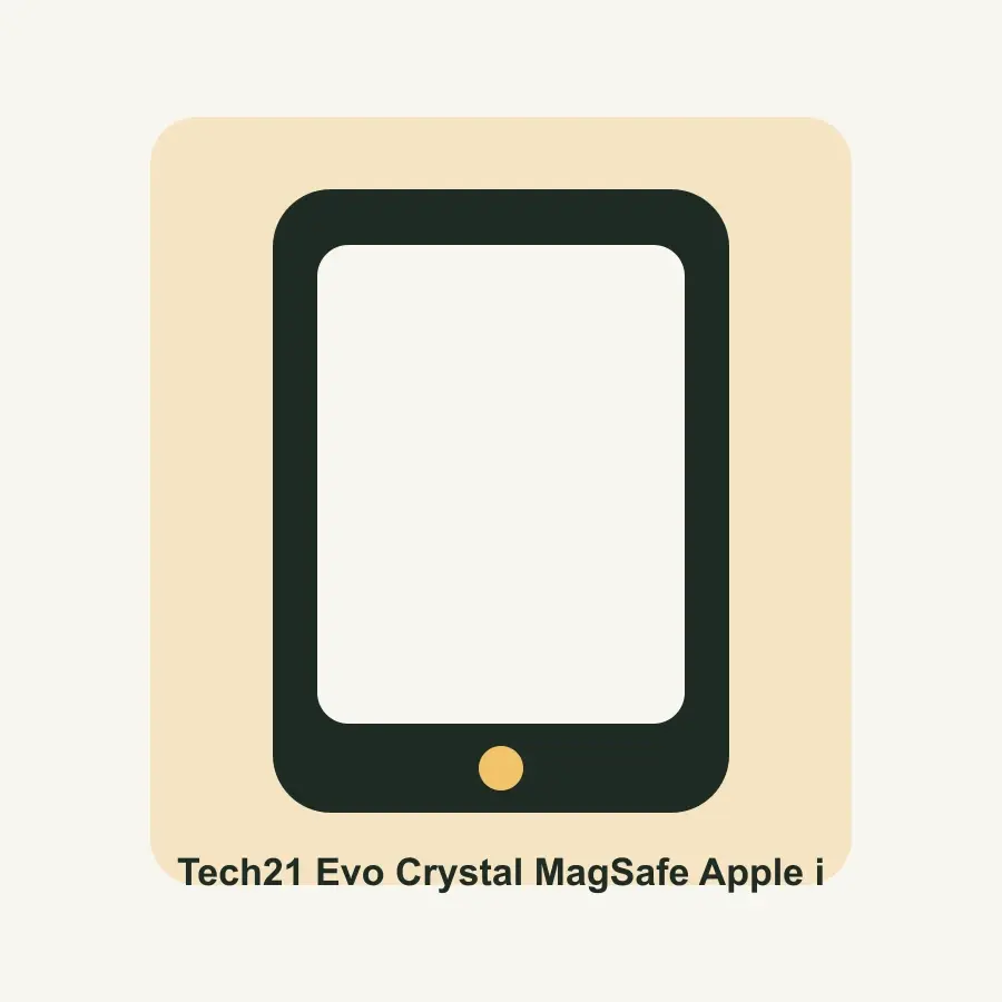 Tech21 Evo Crystal MagSafe Apple iPhone 17 Clear/Silver hos Proshop.dk